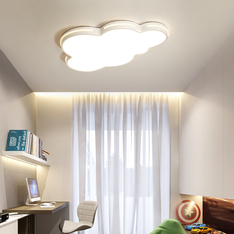 Cloud Flush Ceiling Lights 1 Light Metallic Nordic Flush-Mount Light Fixture Clearhalo 'Ceiling Lights' 'Close To Ceiling Lights' 'Close to ceiling' 'Flush mount' Lighting' 2589272