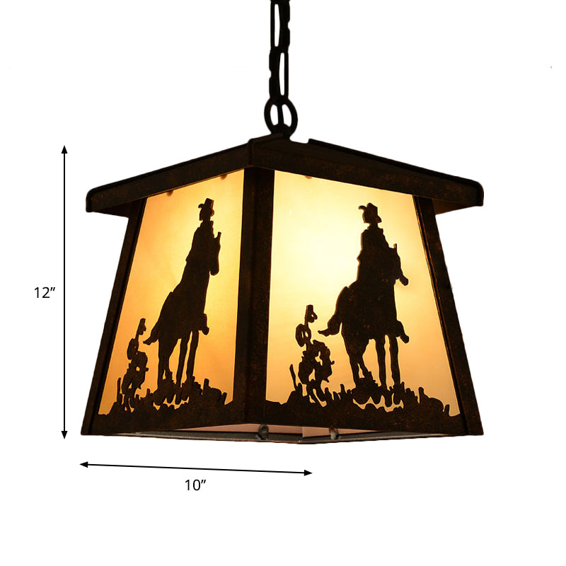 Industrial Tapered Suspension Light Height Adjustable Metal 1 Light Pendant Lighting with 31.5