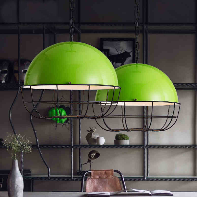 1 Head Green Domed Pendant Light Metal Vintage Industrial Dining Room Pendant Lamp Clearhalo 'Art Deco Pendants' 'Cast Iron' 'Ceiling Lights' 'Ceramic' 'Crystal' 'Industrial Pendants' 'Industrial' 'Metal' 'Middle Century Pendants' 'Pendant Lights' 'Pendants' 'Tiffany' Lighting' 259669