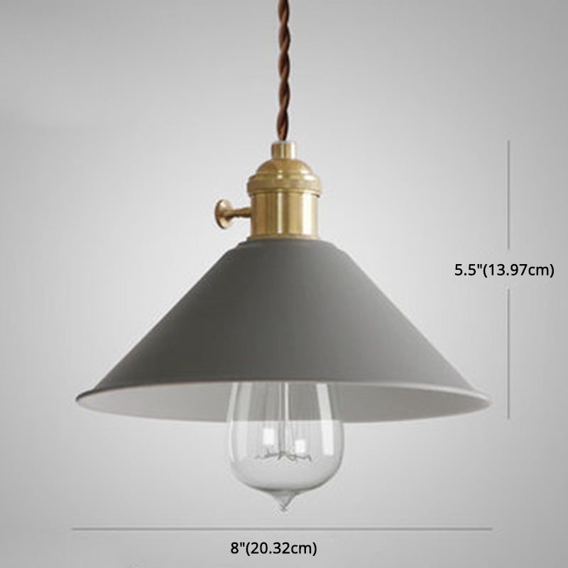 Tapered Dinning Room Pendant Lighting Fixture Metal Modern Style Hanging Pendant Lamp Clearhalo 'Ceiling Lights' 'Pendant Lights' 'Pendants' Lighting' 2604188