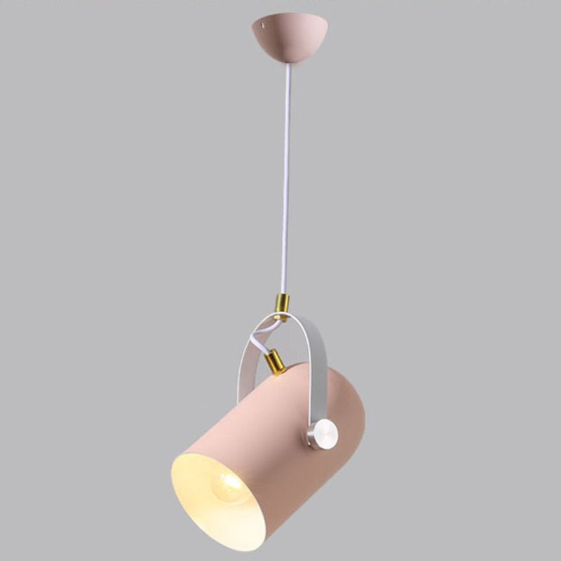 Handle Clothes Shop Hanging Light Fixture Metal Simplicity Style Pendant Light Kit Clearhalo 'Ceiling Lights' 'Pendant Lights' 'Pendants' Lighting' 2604234