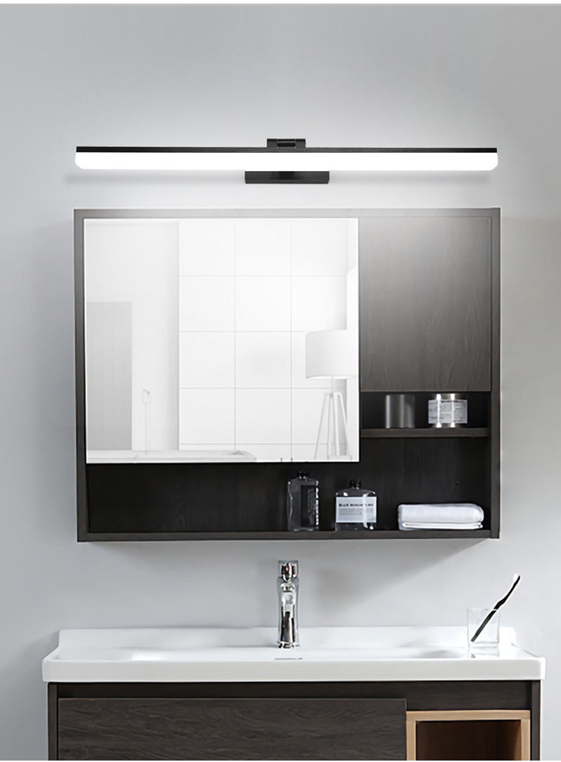 Modern Style Armed LED Wall Mounted Vanity Lights Metal Simple Bathroom Vanity Sconce Clearhalo 'Vanity Lights' 'Wall Lights' Lighting' 2616854