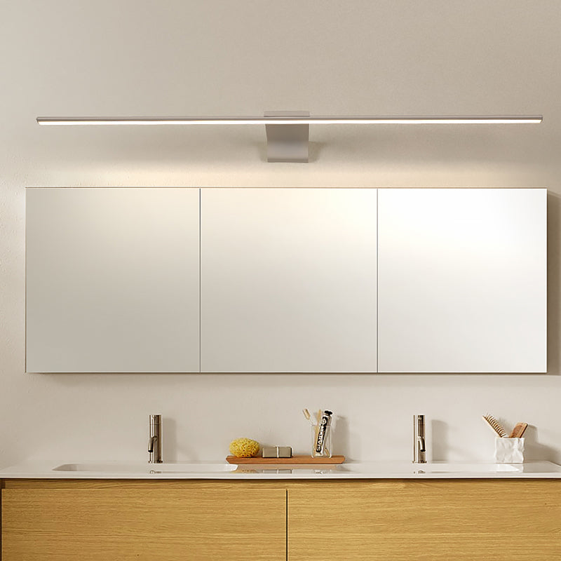 Nordic Vanity Lamp Modern Simplicity LED Wall Mounted Mirror Front for Bathroom Clearhalo 'Vanity Lights' 'Wall Lights' Lighting' 2616859