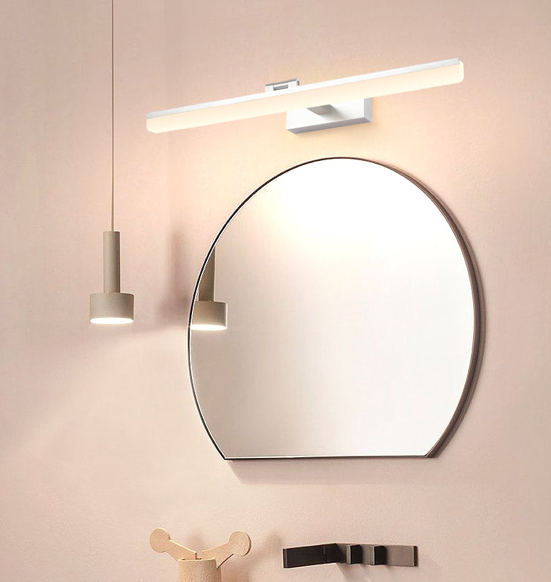 Bathroom LED Mirror Cabinet Lamp Modern Bath Light in 3 Color Finish Clearhalo 'Vanity Lights' 'Wall Lights' Lighting' 2616891