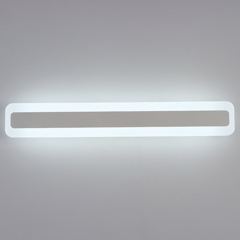 Modern Style Acrylic LED Vanity Light Waterproof and High Brightness Vanity Sconce for Bathroom Clearhalo 'Vanity Lights' 'Wall Lights' Lighting' 2616894