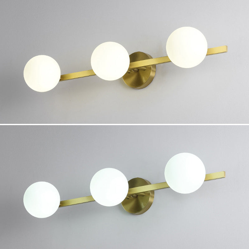 Personalized Vanity Wall Lights Modern LED Metal Vanity Lights for Bathroom Clearhalo 'Vanity Lights' 'Wall Lights' Lighting' 2617039