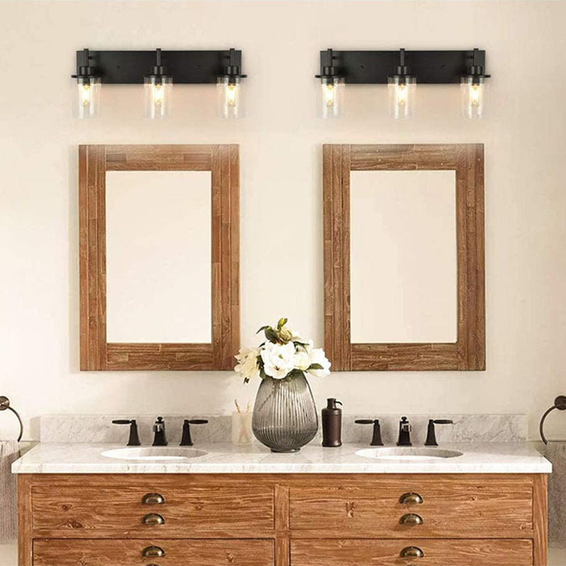 American Style Vanity Mirror Lights Metal Industrial Vanity Wall Light Fixtures for Bathroom Clearhalo 'Vanity Lights' 'Wall Lights' Lighting' 2617122