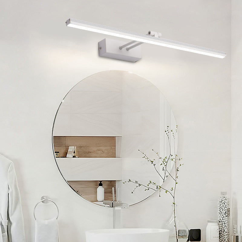 Linear Vanity Light Modern Minimalist Style Metal Single Vanity Light Clearhalo 'Vanity Lights' 'Wall Lights' Lighting' 2627070