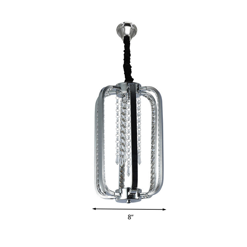 Minimalist Cylinder Pendant Lamp Crystal 8