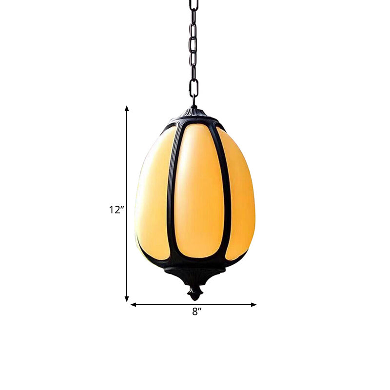 Classic Pumpkin Hanging Ceiling Light 8