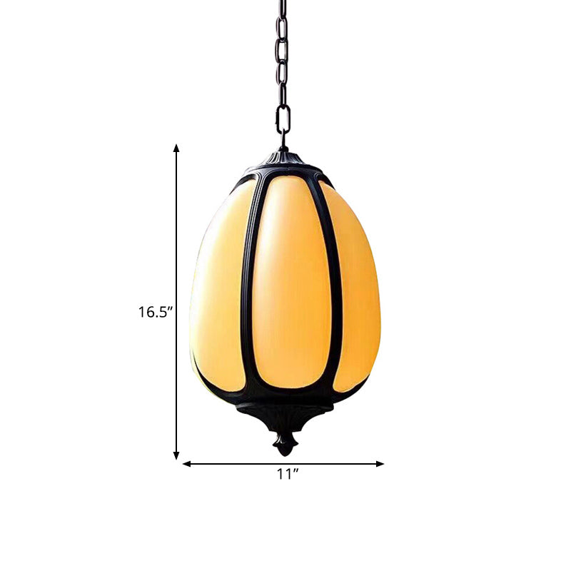 Classic Pumpkin Hanging Ceiling Light 8