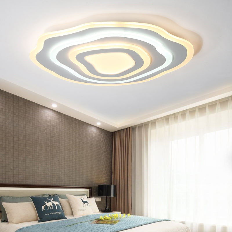 Ultra Thin Acrylic Ripple Ceiling Lamp 19.5