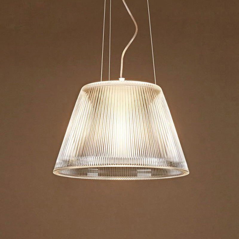 Contemporary Conical Pendant Light Clear Glass 1 Bulb Living Room Suspended Lighting Fixture Clearhalo 'Ceiling Lights' 'Close To Ceiling Lights' 'Glass shade' 'Glass' 'Modern Pendants' 'Modern' 'Pendant Lights' 'Pendants' Lighting' 298162