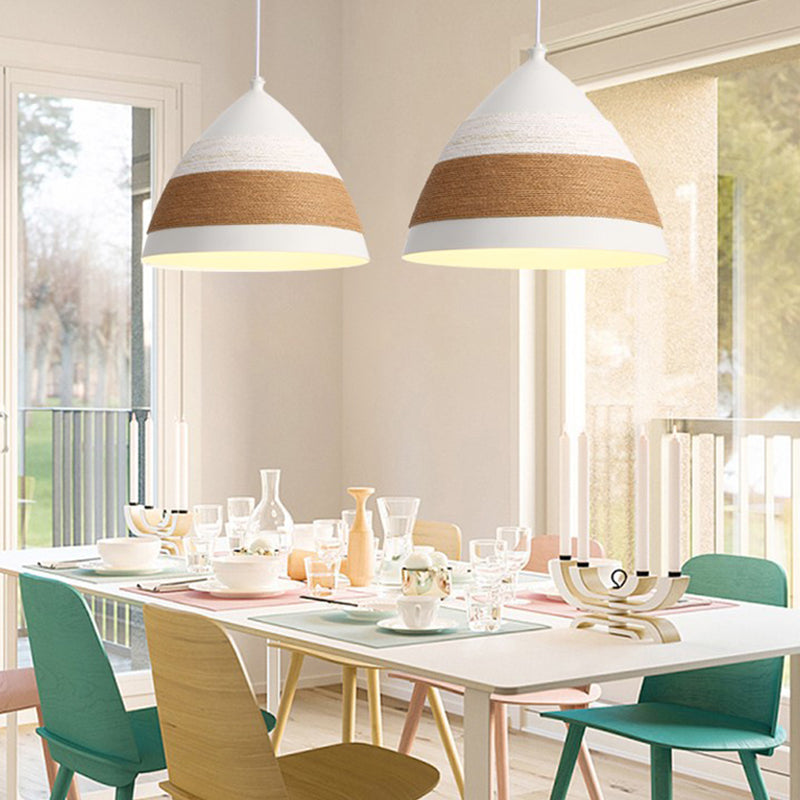 Domed Pendant Lamp Contemporary Metal 1 Head 9