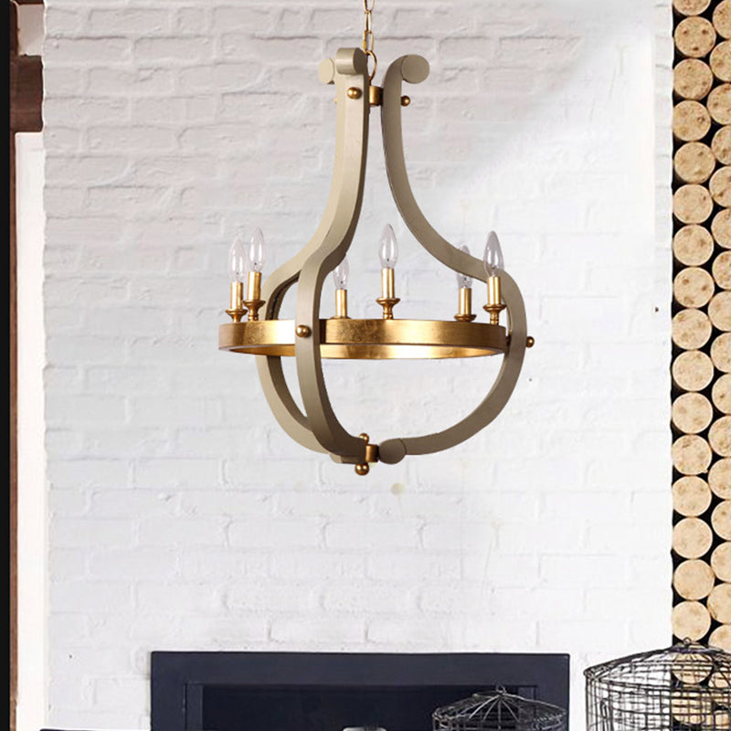 Wood Bend Chandelier Lamp Contemporary 6/12 Bulbs Gold Pendant Lighting Fixture with Adjustable Chain Clearhalo 'Ceiling Lights' 'Chandeliers' Lighting' options 341896