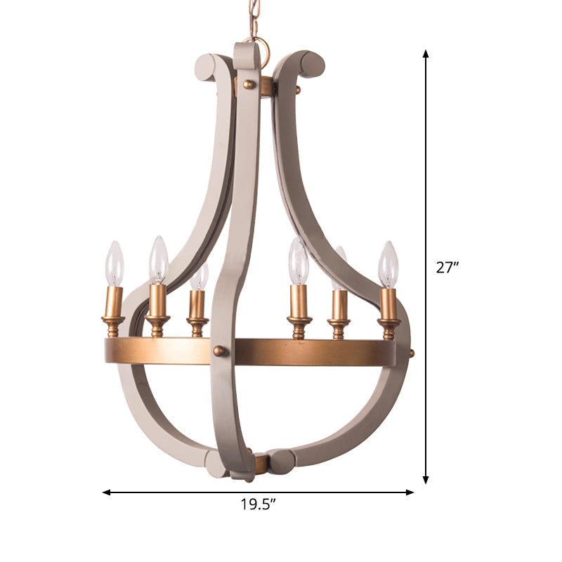 Wood Bend Chandelier Lamp Contemporary 6/12 Bulbs Gold Pendant Lighting Fixture with Adjustable Chain Clearhalo 'Ceiling Lights' 'Chandeliers' Lighting' options 341900