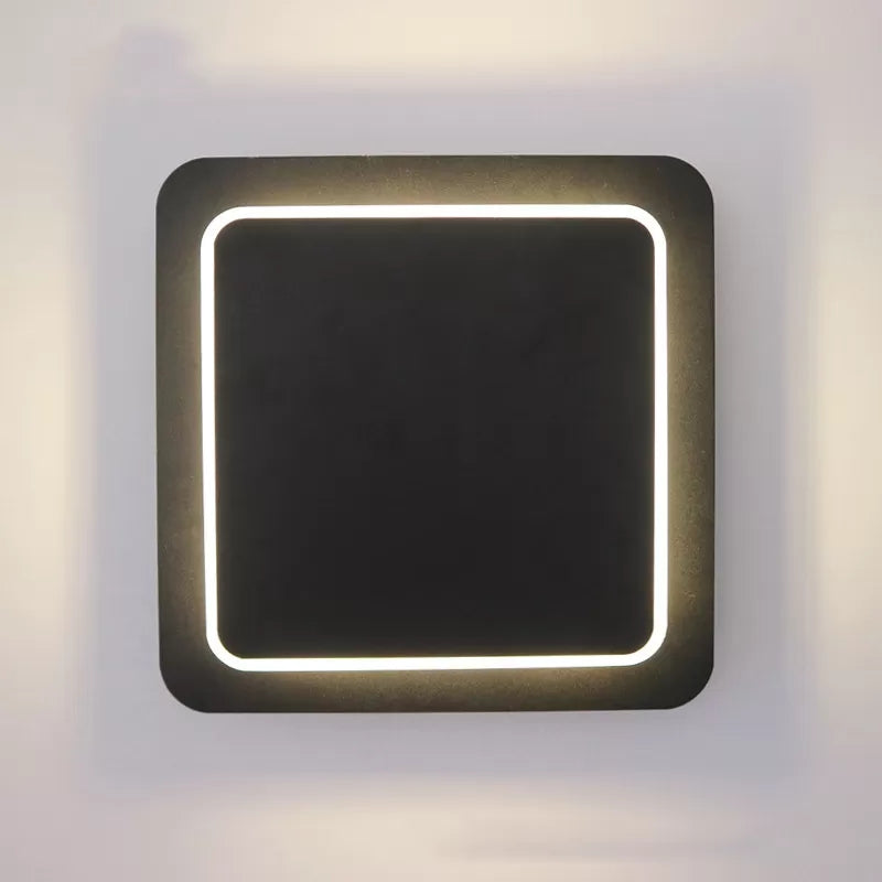 Modern Style Wall Light Square Shape Acrylic LED Sconce Light for Stair Dining Room Clearhalo 'Wall Lamps & Sconces' 'Wall Lights' Lighting' 35370