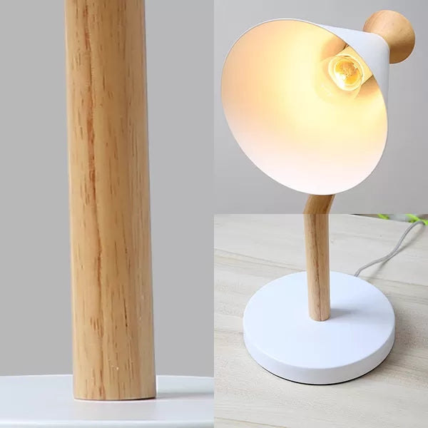 Macaron Style Cone Desk Light Metal 1 Light Candy Colored Study Light for Dormitory Clearhalo 'Lamps' 'Table Lamps' Lighting' 35904