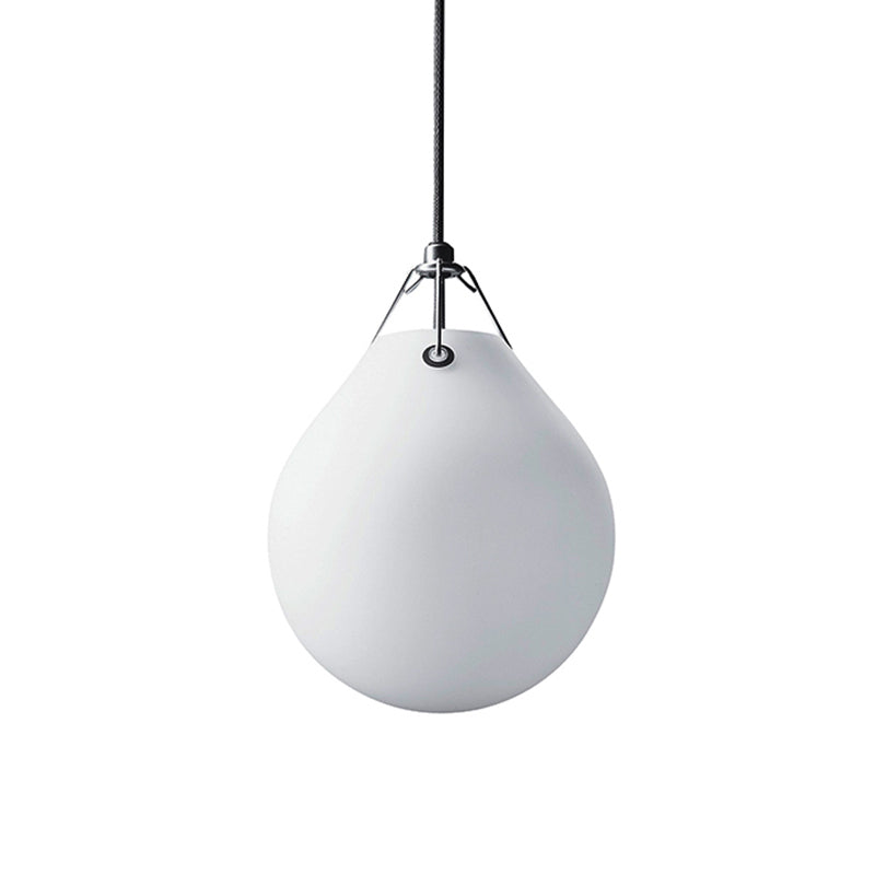 Minimalism Sphere Suspension Light White Glass 1 Head 7