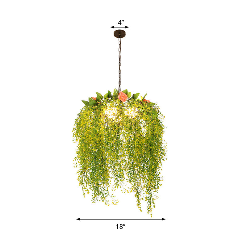 Plant Decoration Metal Chandelier Light Industrial 18