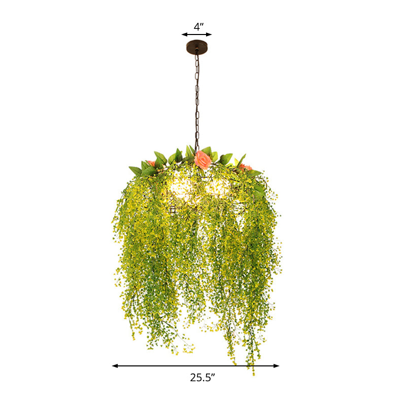 Plant Decoration Metal Chandelier Light Industrial 18