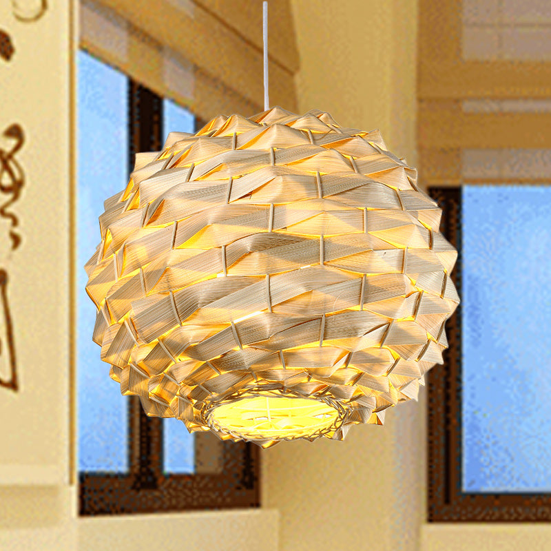 Round Ceiling Lamp Chinese Bamboo 11