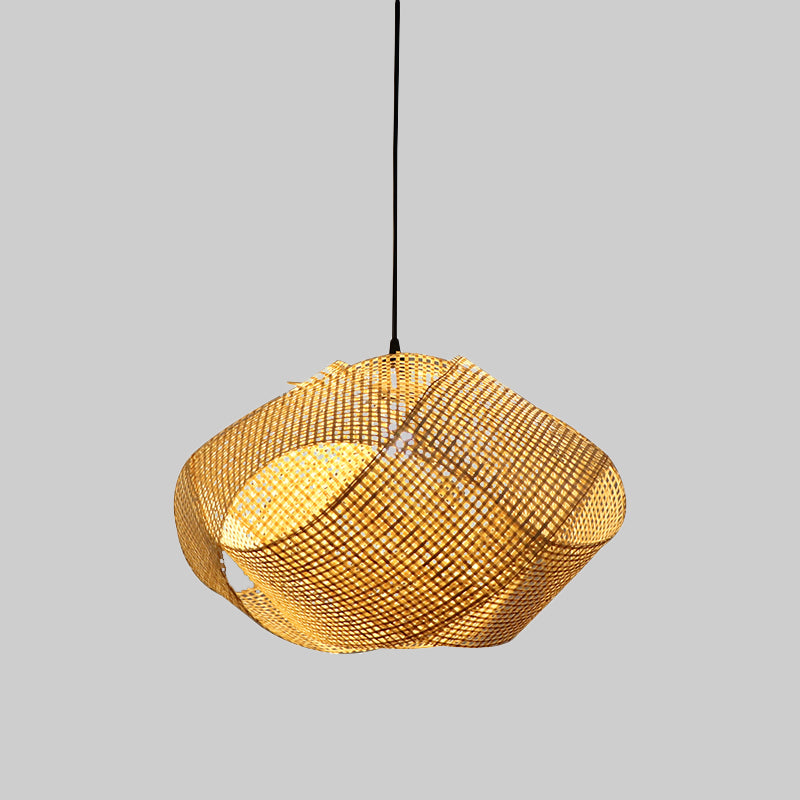 Swirl Down Lighting Japanese Bamboo 16