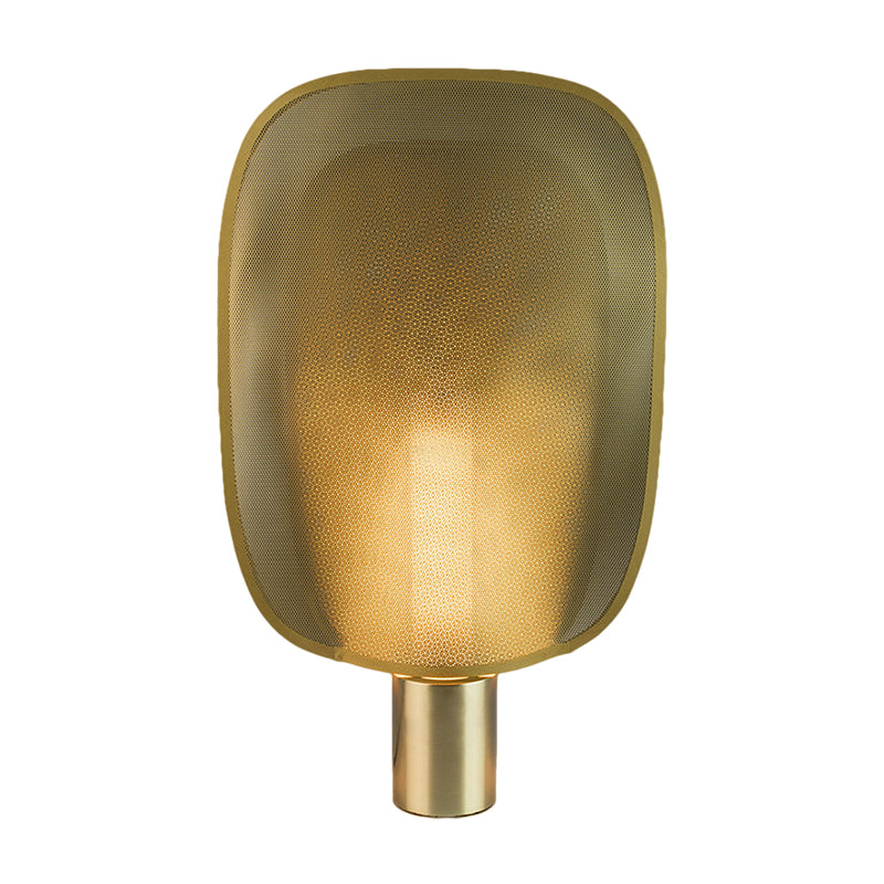 Oblong Task Lighting Contemporary Metal 1 Bulb Gold Reading Book Light, 9.5