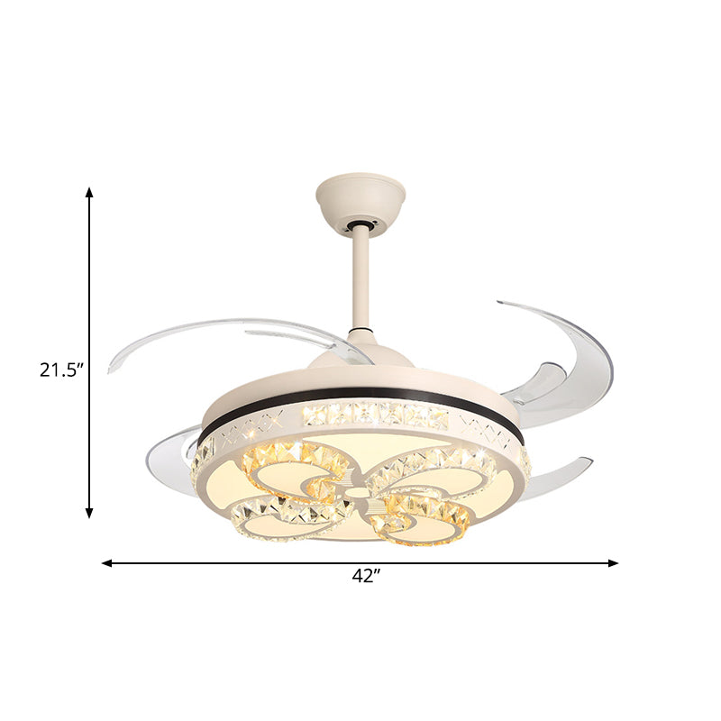 Modernism Round Ceiling Fan Lighting 42