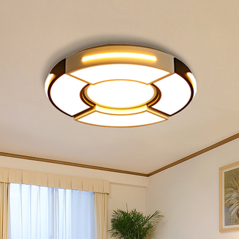 Unique Round Ceiling Fixture Modern Acrylic 16