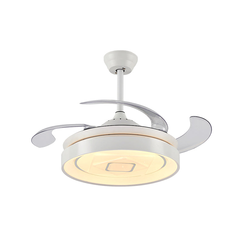 Circular Metal Semi-Flush Mount Modern LED 42