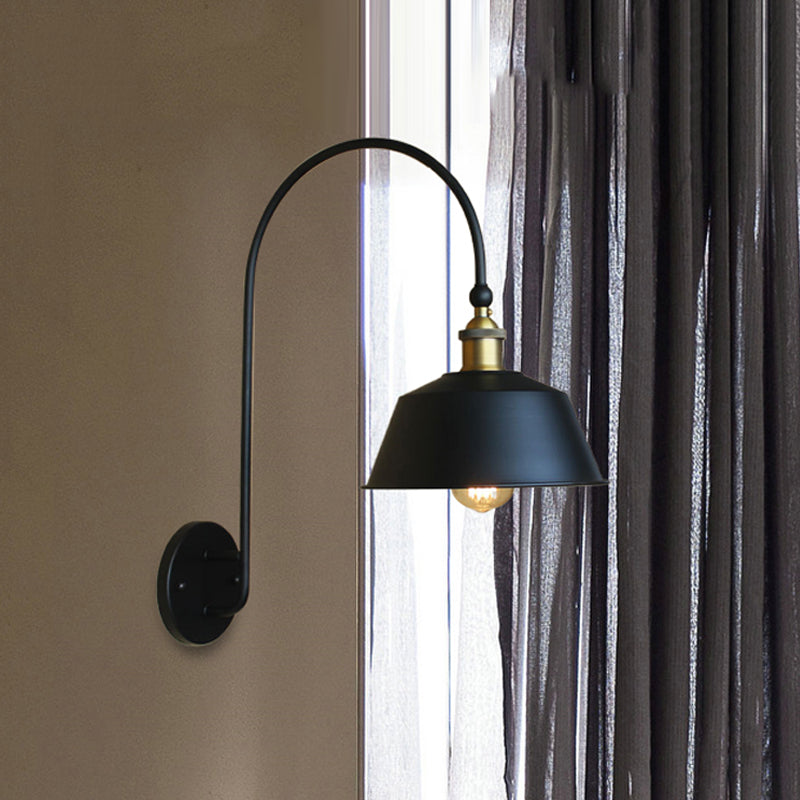 Retro Style Barn/Tapered Shade Wall Light 10