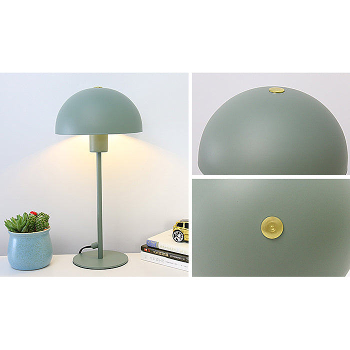 Macaron Simple Umbrella Desk Light 1 Head Metal LED Desk Lamp for Child Bedroom Clearhalo 'Lamps' 'Table Lamps' Lighting' 49687