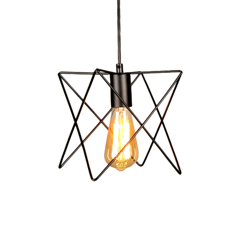 Metal Geometric Ceiling Lighting Industrial 7