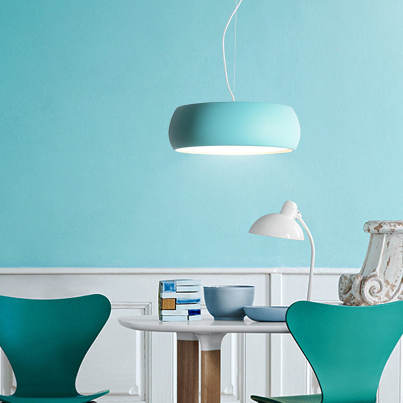 Blue Bowl Hanging Lamp Kit Macaron 10