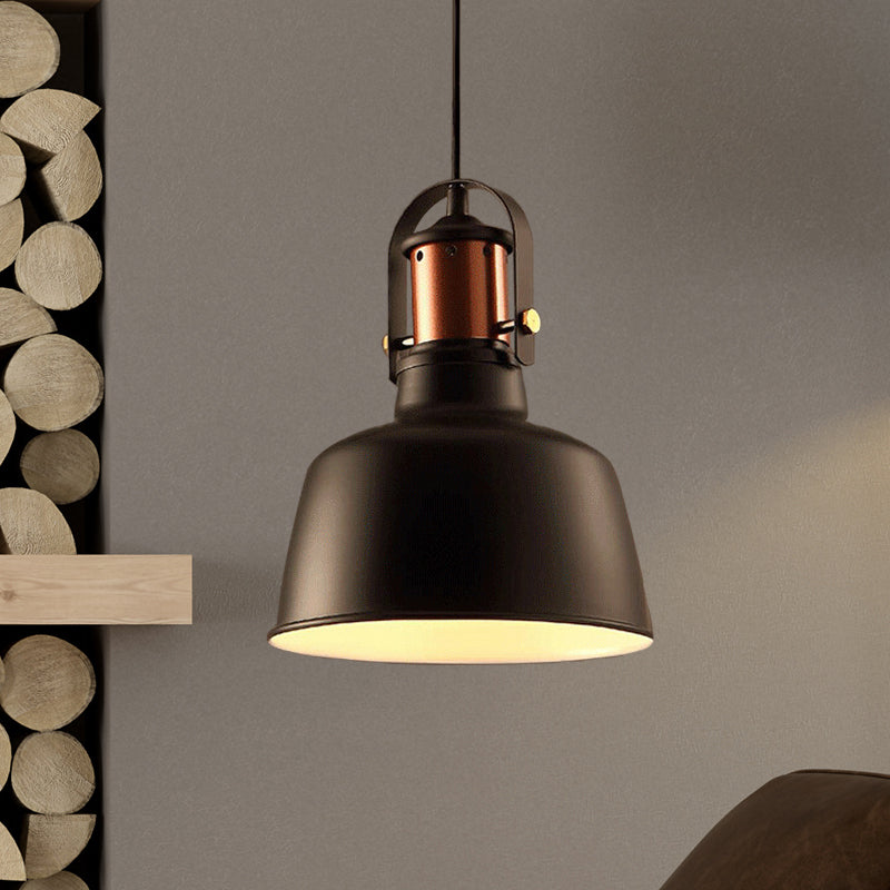 Metallic Barn Ceiling Pendant Vintage Style 1 Light Restaurant Ceiling Pendant Lamp with 47