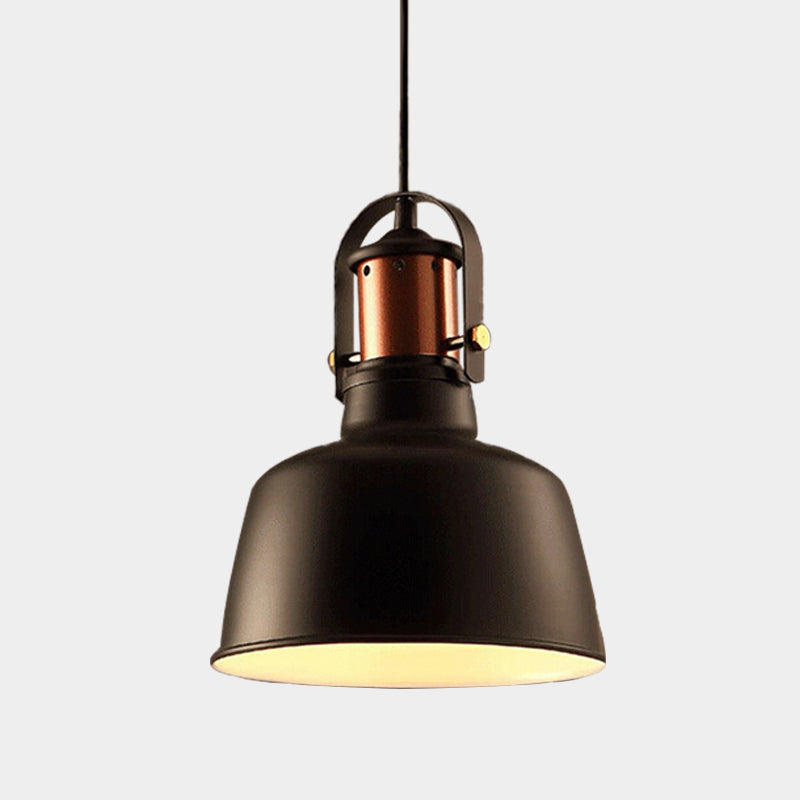 Metallic Barn Ceiling Pendant Vintage Style 1 Light Restaurant Ceiling Pendant Lamp with 47