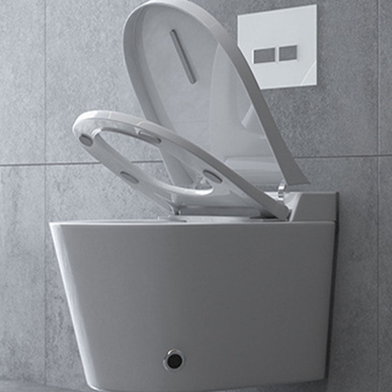 Wall Mount Toilet All-In-One Foot Induction Toilet with Concealed Tank Clearhalo 'Bathroom Remodel & Bathroom Fixtures' 'Home Improvement' 'home_improvement' 'home_improvement_toilets' 'Toilets & Bidets' 'Toilets' 6038062