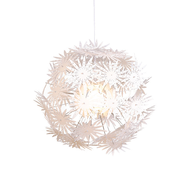 Dandelion Bedroom Ceiling Pendant Acrylic 1-Bulb 19