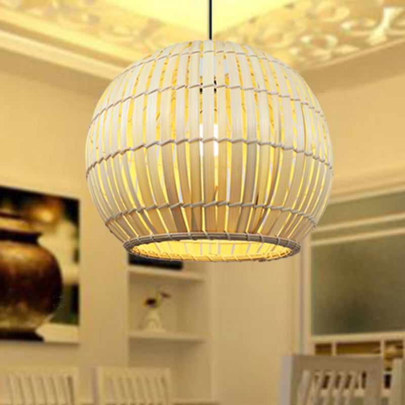 Global Bamboo Shade Pendant Lamp Modern Stylish 12