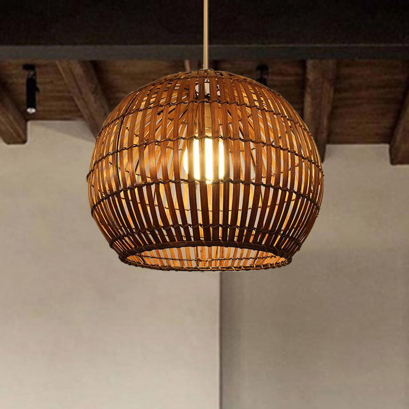 Global Bamboo Shade Pendant Lamp Modern Stylish 12