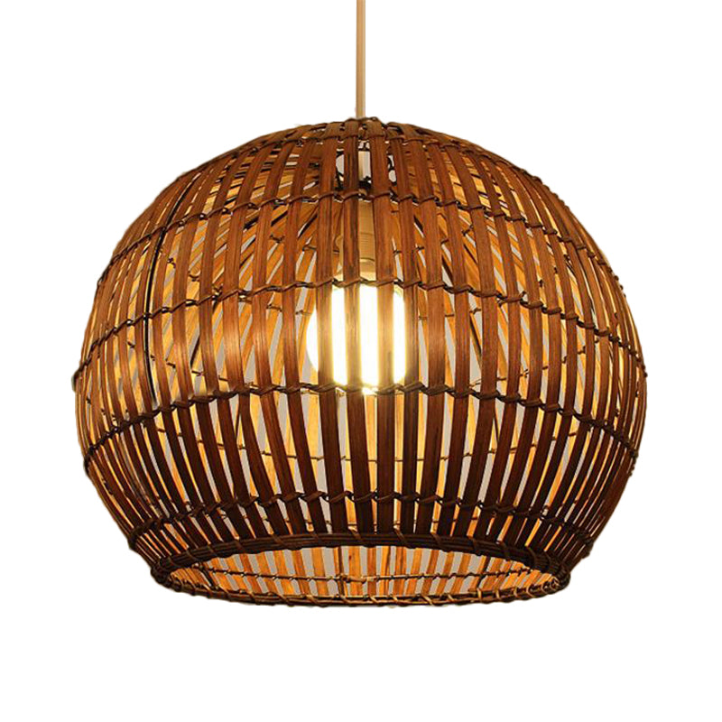 Global Bamboo Shade Pendant Lamp Modern Stylish 12