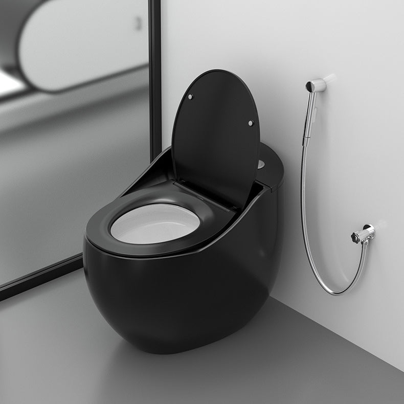 Modern Floor Mount Toilet Bowl One Piece Toilet with Seat for Bathroom Clearhalo 'Bathroom Remodel & Bathroom Fixtures' 'Home Improvement' 'home_improvement' 'home_improvement_toilets' 'Toilets & Bidets' 'Toilets' 6402230