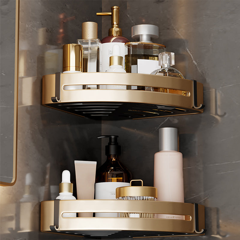 Modern Gold Bath Hardware Set Bath Shelf Bathroom Hardware Set Clearhalo 'Bathroom Hardware Sets' 'Bathroom Hardware' 'Bathroom Remodel & Bathroom Fixtures' 'bathroom_hardware_sets' 'Home Improvement' 'home_improvement' 'home_improvement_bathroom_hardware_sets' 6468873