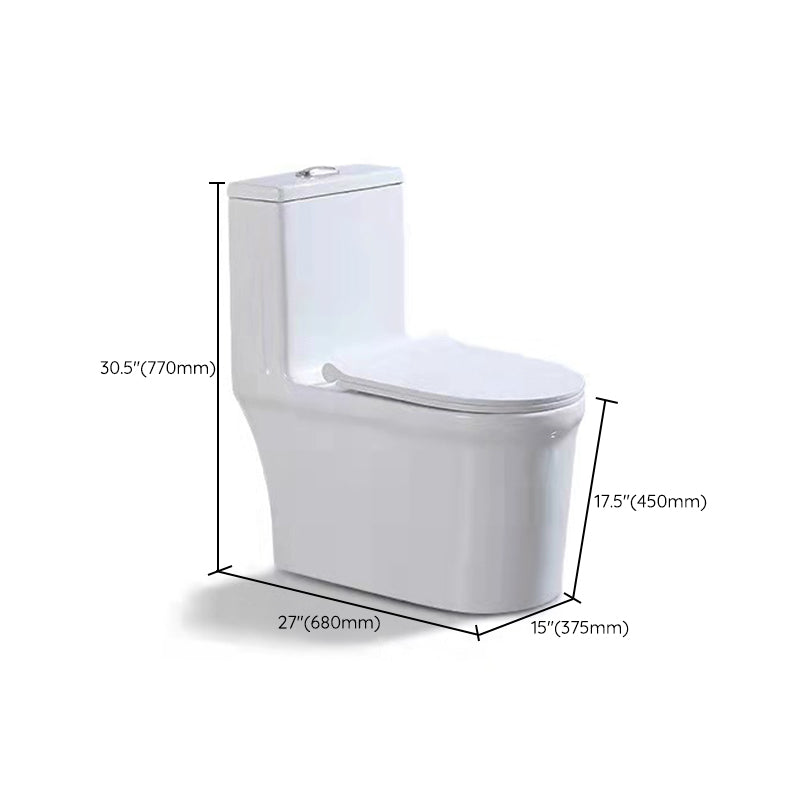 Modern All-In-One Toilet Bowl Floor Mounted White Urine Toilet with Seat for Bathroom Clearhalo 'Bathroom Remodel & Bathroom Fixtures' 'Home Improvement' 'home_improvement' 'home_improvement_toilets' 'Toilets & Bidets' 'Toilets' 6668953