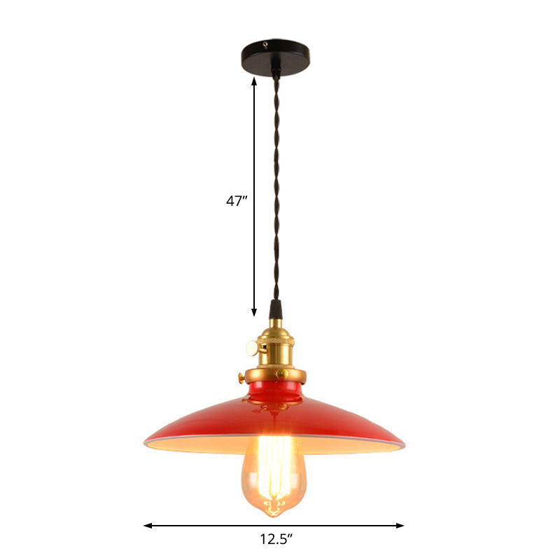 Industrial Style Bowl Pendant Lamp 10