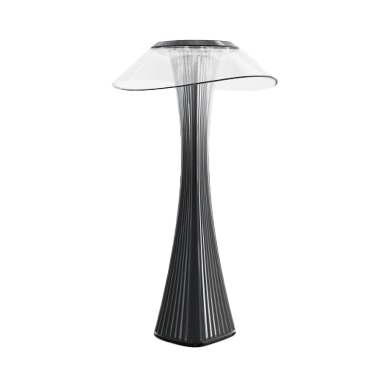 Small Pretty Waist Desk Lighting Contemporary Acrylic LED Grey Table Lamp for Bedside Clearhalo 'Lamps' 'Table Lamps' Lighting' 734667