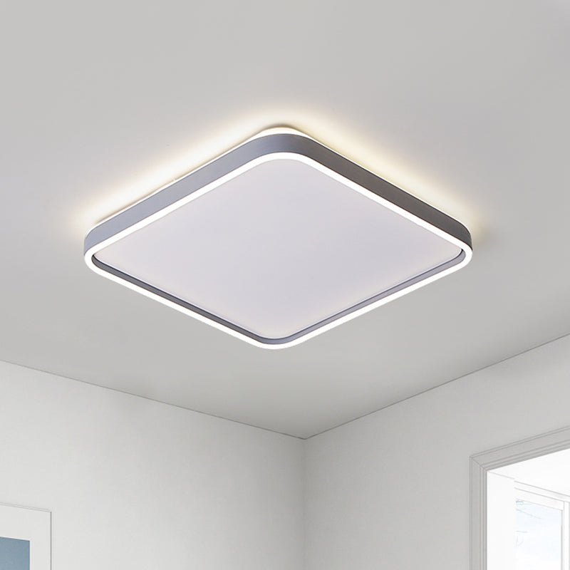 Acrylic Squared Ceiling Mounted Light Simple 16