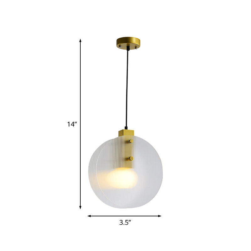 Dual Disc Bedroom Hanging Light White Textured Glass 1 Bulb Post Modern Pendant Lamp Fixture Clearhalo 'Ceiling Lights' 'Modern Pendants' 'Modern' 'Pendant Lights' 'Pendants' Lighting' 736959