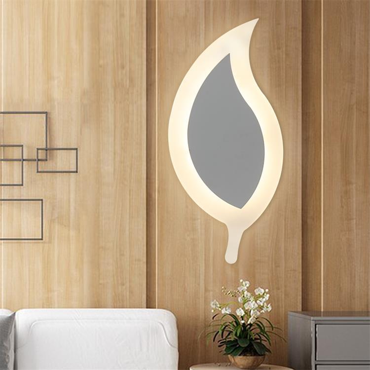 Acrylic Slim Panel Wall Light Eye-Caring Contemporary LED Wall Lamp in White for Dining Room Clearhalo 'Wall Lamps & Sconces' 'Wall Lights' Lighting' 73972